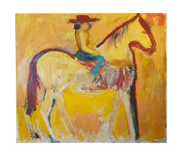 acrylic,oil stick 18x24